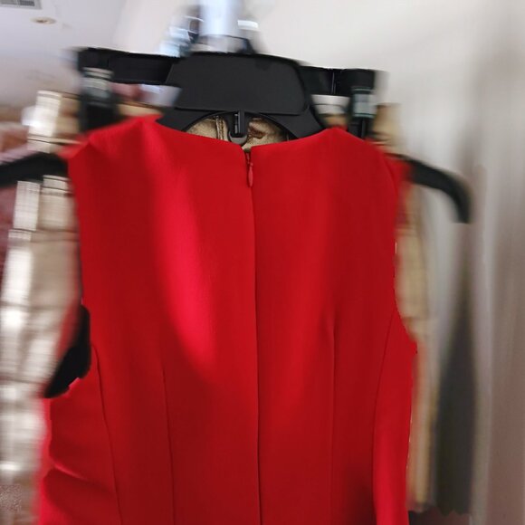NWT Girls a loves a Red Sleeveless Dress with Bow Front - Picture 4 of 4